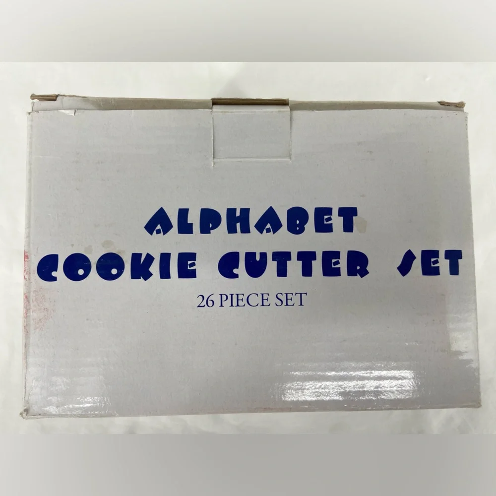 Cookie Cutter Set Alphabet 3